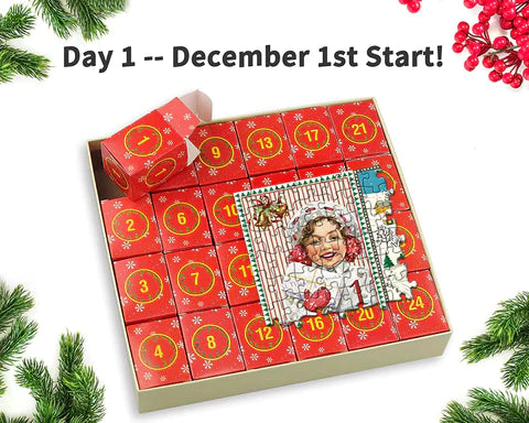 Advent Countdown Nativity Calendar 1008pcs Puzzle