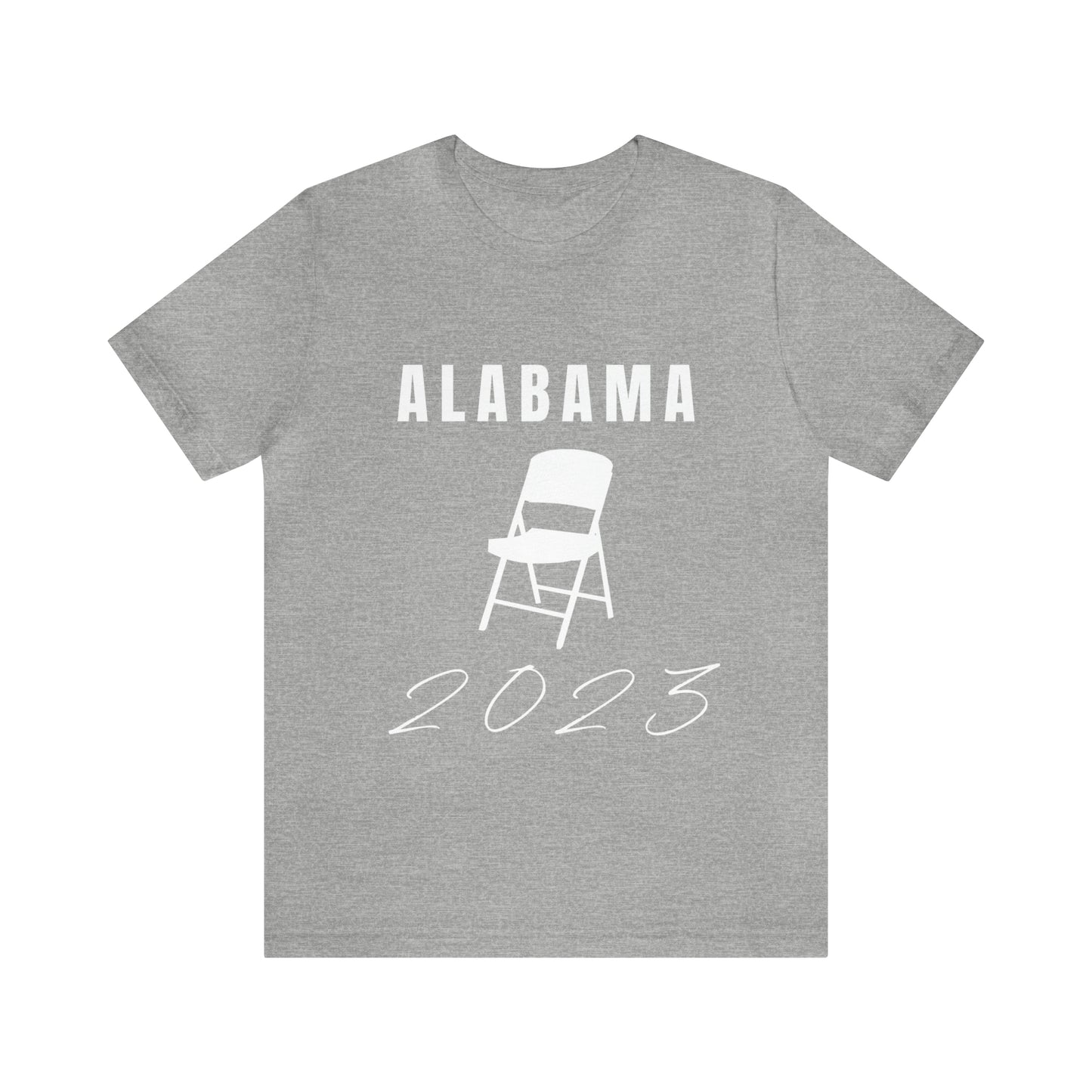 Hilarious Alabama 2023 Chair Brawl T-Shirt | Funny Montgomery Chair Joke Tee | The South Souvenir | Unisex Cotton Shirt