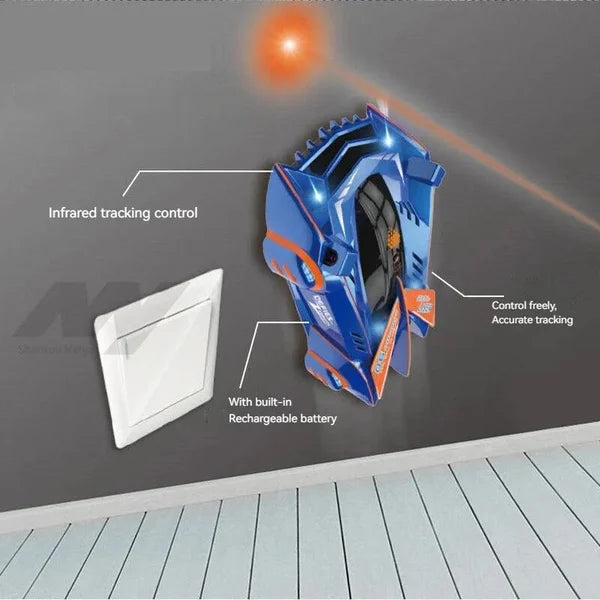 Infrared Laser RC Wall-Climbing Car