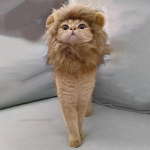 Feline King Lion Mane Wig Costume for Cats and Small Dogs