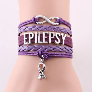 HopeBound Infinity Epilepsy Awareness Bracelet