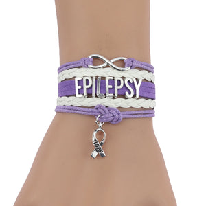 HopeBound Infinity Epilepsy Awareness Bracelet