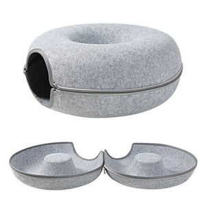 Whisker Wonderland 2-in-1 Cat Bed Tunnel