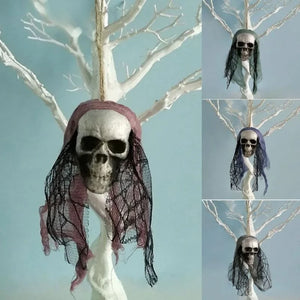 Gothic Bride Skull Ornaments