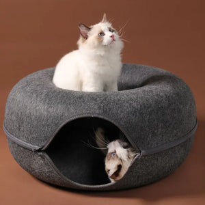 Whisker Wonderland 2-in-1 Cat Bed Tunnel