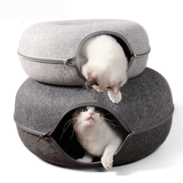 Whisker Wonderland 2-in-1 Cat Bed Tunnel