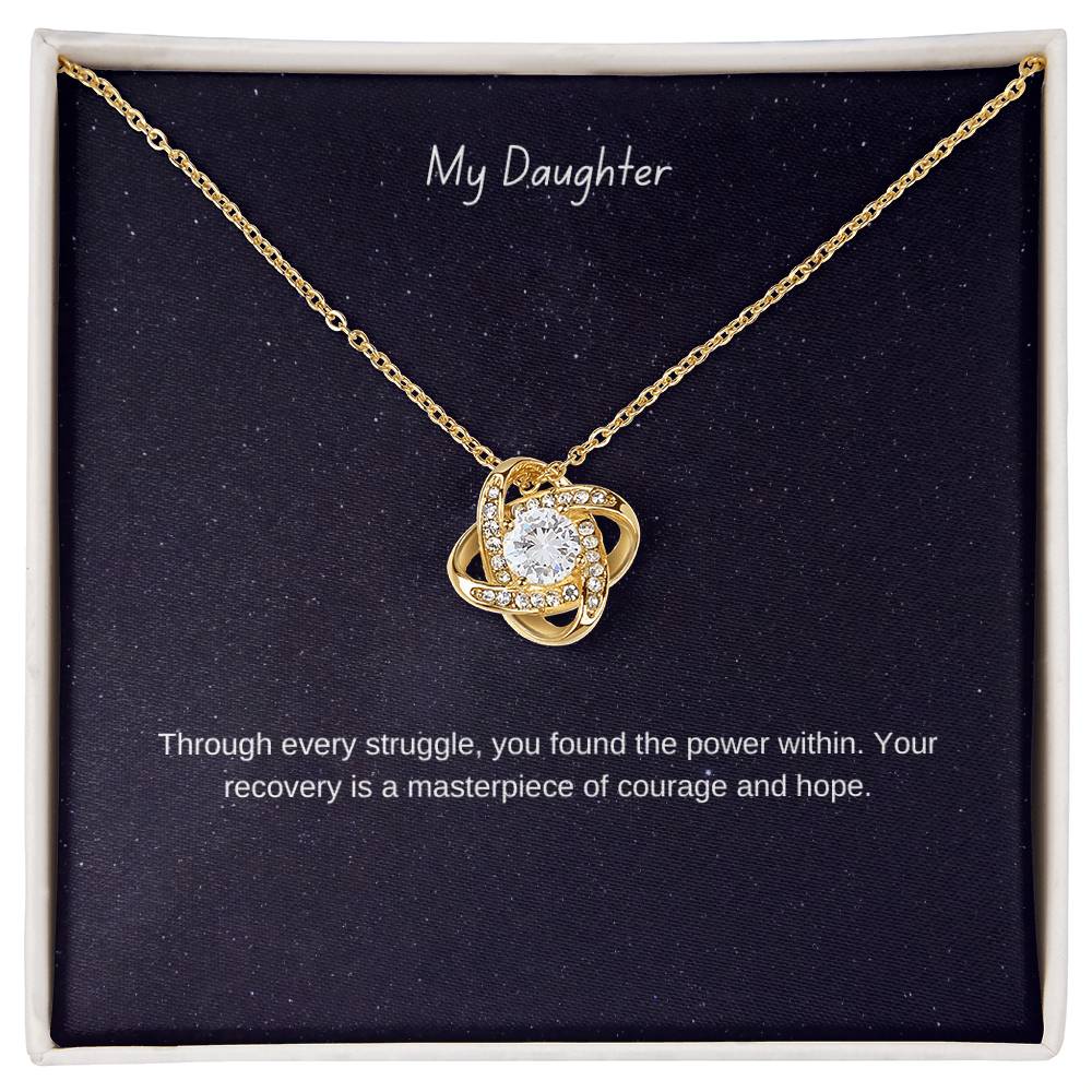 A Gift For My Daughter, Celebrating Recovery Necklace