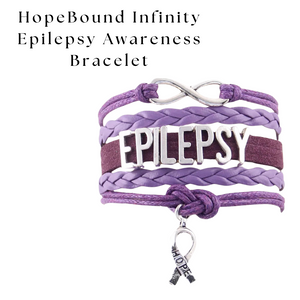 HopeBound Infinity Epilepsy Awareness Bracelet