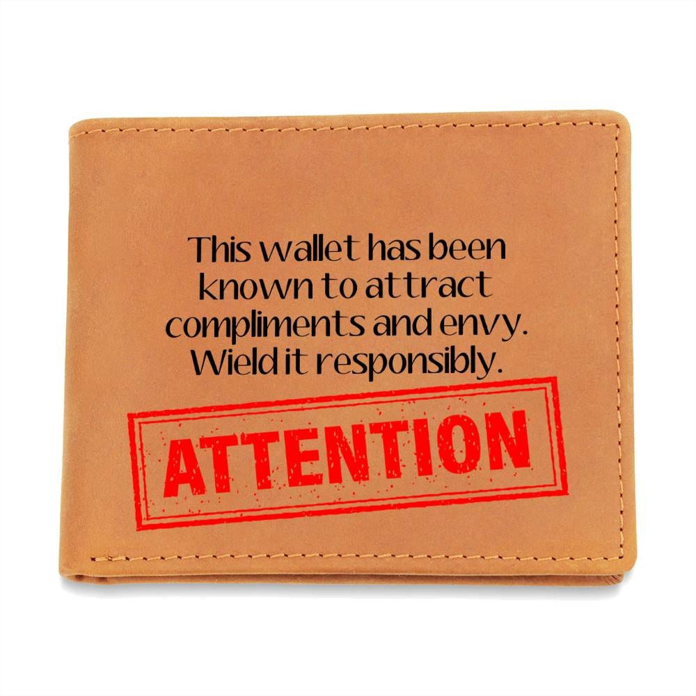 Funny Quote Wallet For Men, Great Gift For Fathers, Brothers, Lovely Present For The Special Man in Your Life