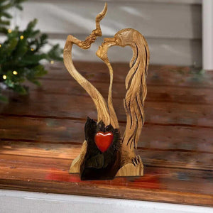 Trenndia's Kiss Wooden decoration