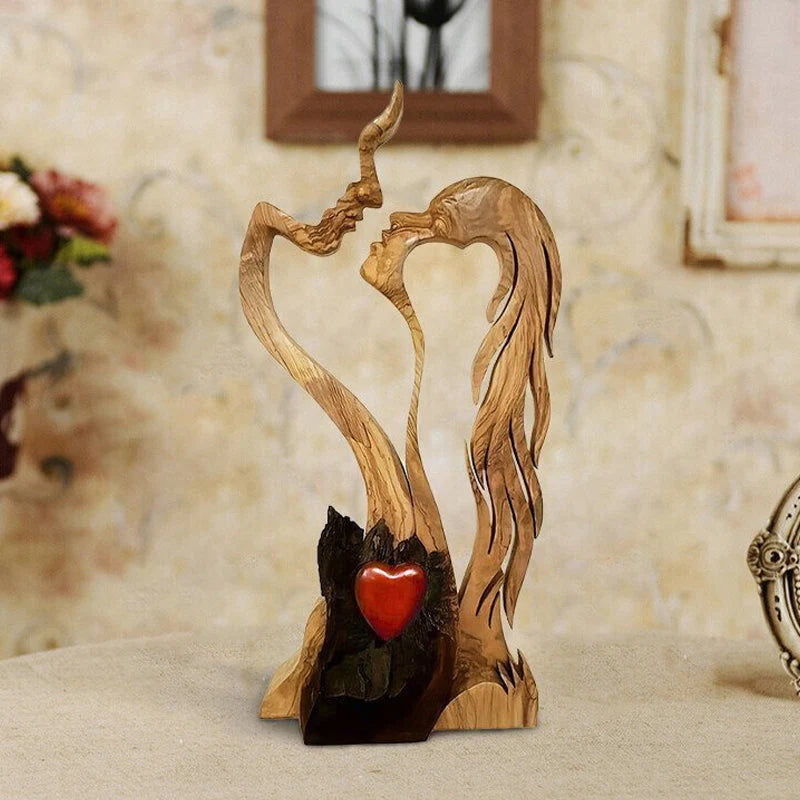 Trenndia's Kiss Wooden decoration