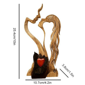 Trenndia's Kiss Wooden decoration