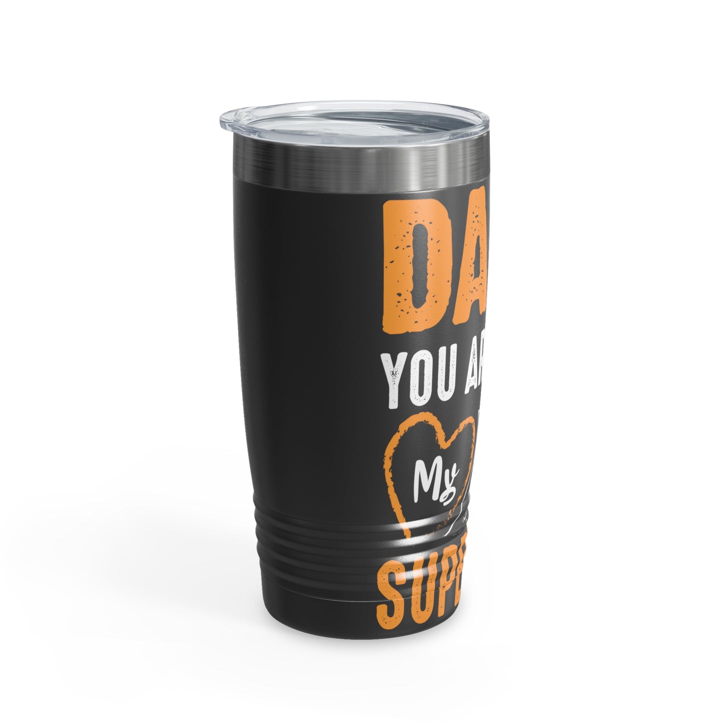 Personalized Super Dad Tumbler - You're My Hero - Gift for Fathers - Dad's Superhero Cup Ringneck Tumbler, 20oz