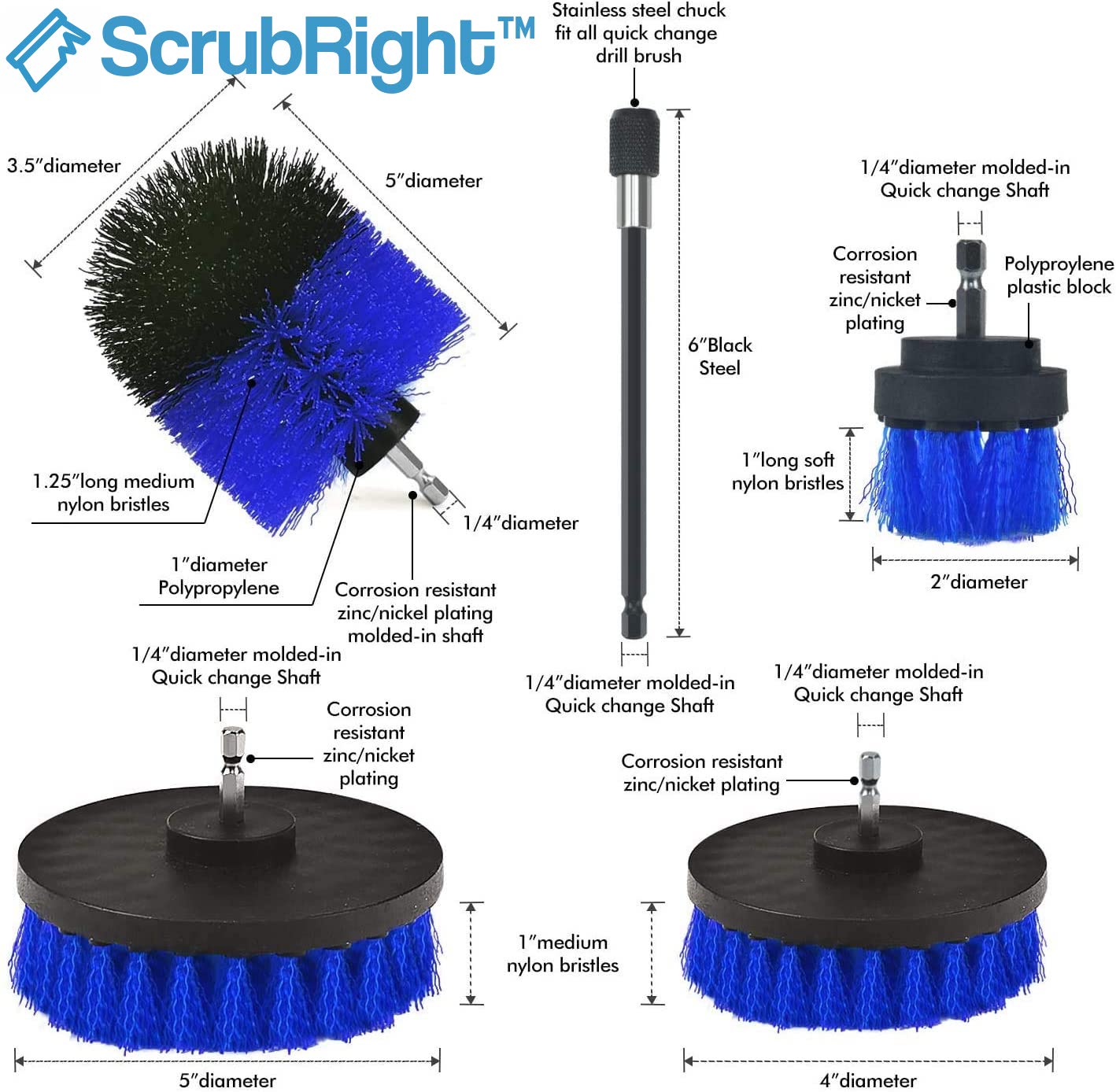ScrubRight™ Brush Set