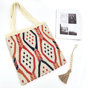 Aztec Dream Crochet Tote Bag By Trenndia - FREE Shipping Ends Soon!