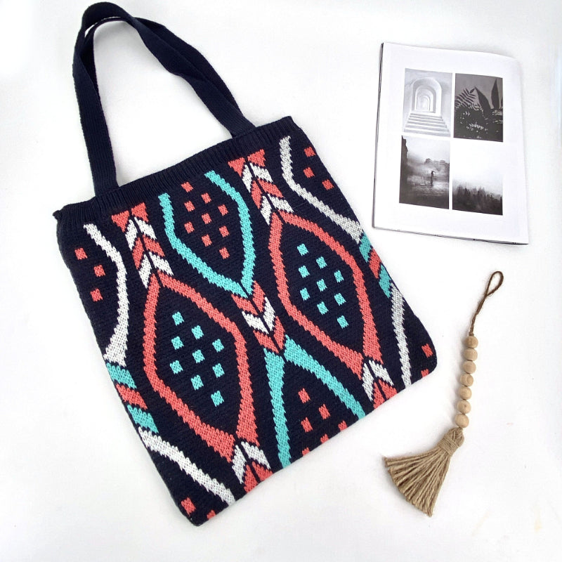Aztec Dream Crochet Tote Bag By Trenndia - FREE Shipping Ends Soon!