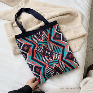 Aztec Dream Crochet Tote Bag By Trenndia - FREE Shipping Ends Soon!