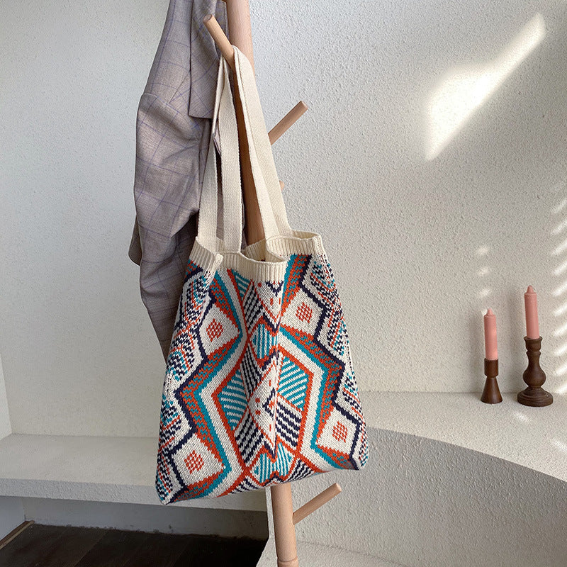Aztec Dream Crochet Tote Bag By Trenndia - FREE Shipping Ends Soon!