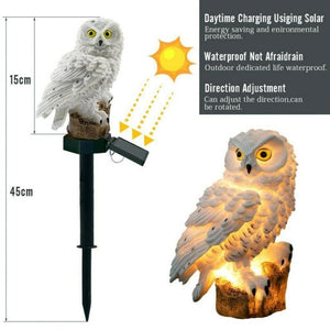 Solar Owl Lamp